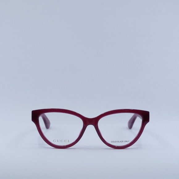 🕶️ New Gucci GG1581O 003 Eyeglasses - Fuchsia Frame - Picture 2 of 10